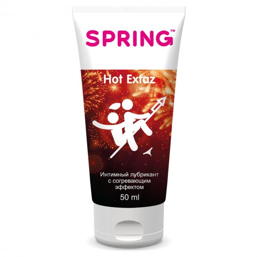 Согревающие интимный лубрикант Spring Hot Extaz - 50 мл. - SPRING - купить с доставкой в Иваново