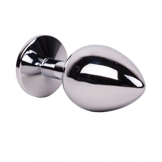 Большой стальной плаг с желтым кристаллом Sweet Lemon - 9,5 см. - Erotic Fantasy - купить с доставкой в Иваново