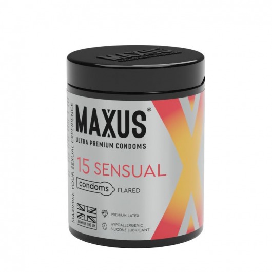 Анатомические презервативы MAXUS Sensual - 15 шт. - Maxus - купить с доставкой в Иваново