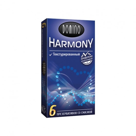 Текстурированные презервативы Domino Harmony - 6 шт. - Domino - купить с доставкой в Иваново