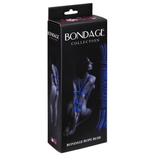 Синяя веревка Bondage Collection Blue - 9 м. - Lola Games - купить с доставкой в Иваново