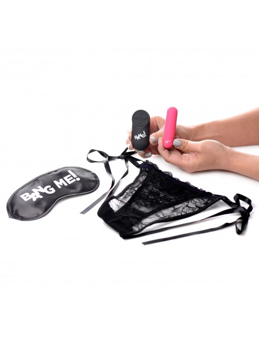 Эротический набор 28X Power Panty Remote Control Bullet Kit - XR Brands - купить с доставкой в Иваново