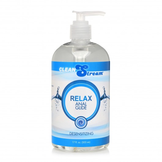 Анальный лубрикант на водной основе Relax Desensitizing Anal Lube - 503 мл. - XR Brands - купить с доставкой в Иваново