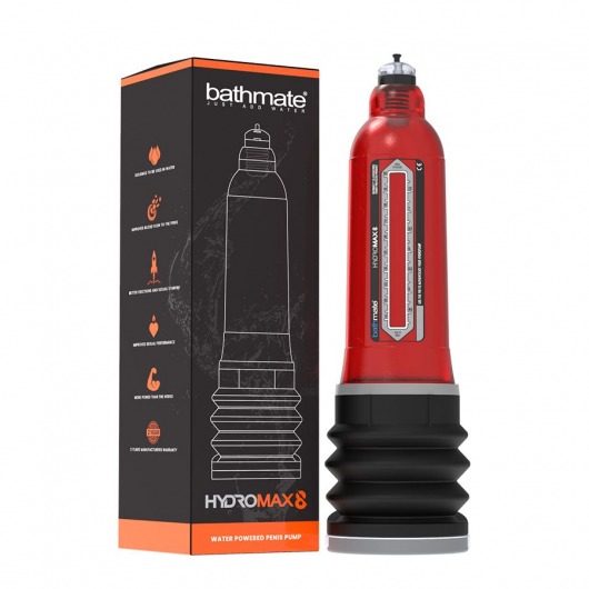 Красная гидропомпа Bathmate HydroMAX8 - Bathmate - в Иваново купить с доставкой