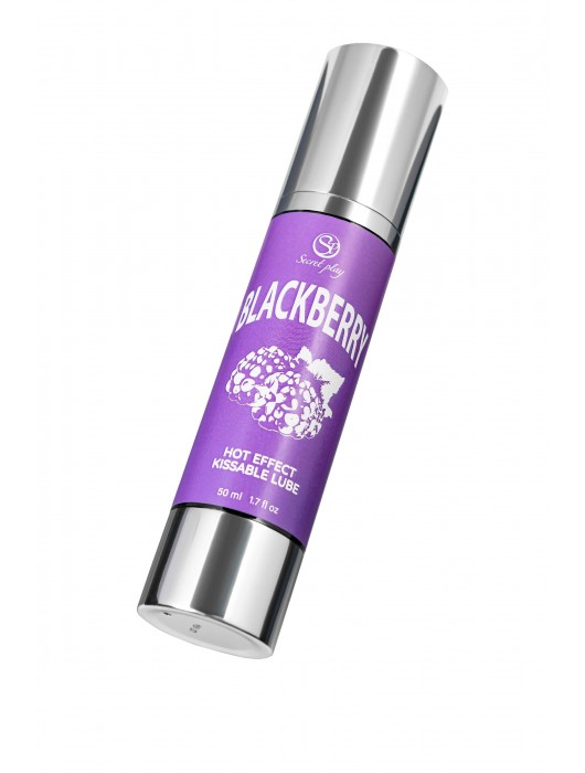 Массажное масло 2-в-1 Blackberry Hot Effect с разогревающим эффектом и вкусом ежевики - 50 мл. - Secret Play - купить с доставкой в Иваново