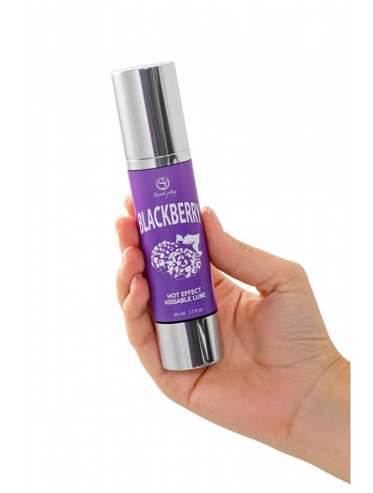 Массажное масло 2-в-1 Blackberry Hot Effect с разогревающим эффектом и вкусом ежевики - 50 мл. - Secret Play - купить с доставкой в Иваново