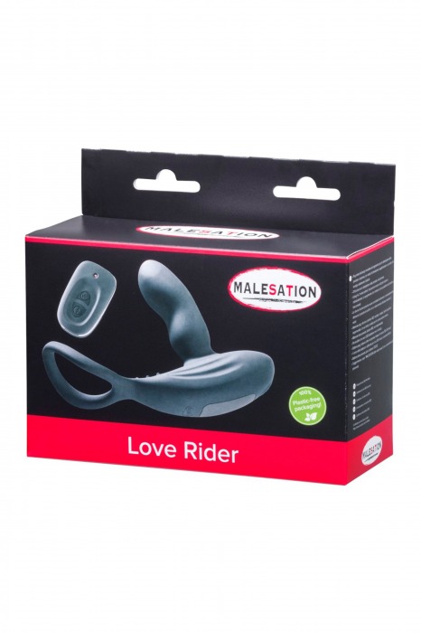 Стимулятор простаты с эрекционным кольцом Love Rider - MALESATION - в Иваново купить с доставкой