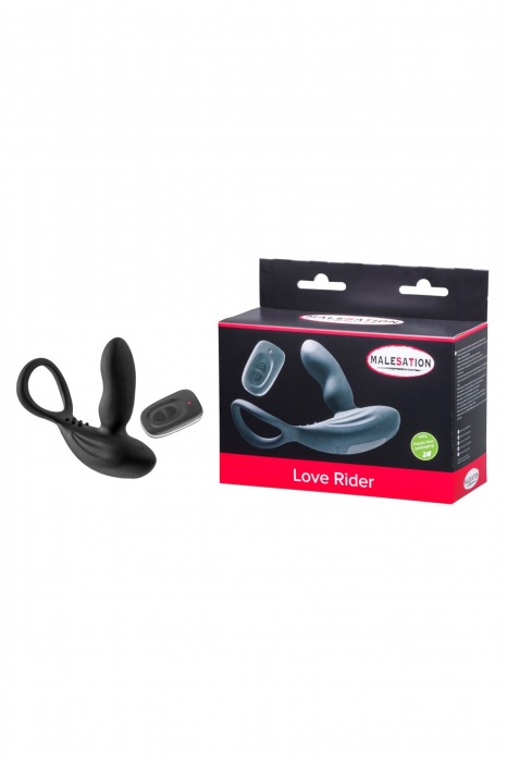 Стимулятор простаты с эрекционным кольцом Love Rider - MALESATION - в Иваново купить с доставкой