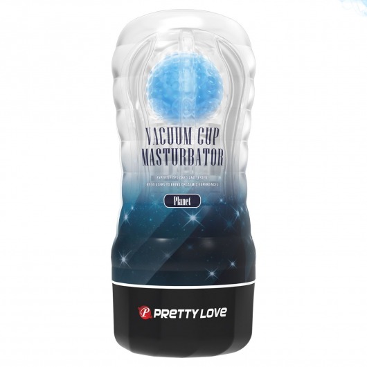 Прозрачный текстурированный мастурбатор Vacuum Cup Masturbator Planet - Baile - в Иваново купить с доставкой