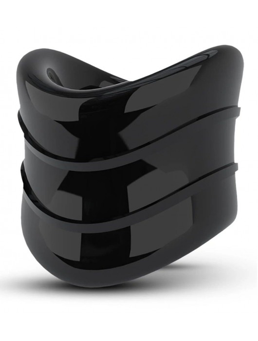 Черное эрекционное кольцо на мошонку Beef Ball Stretcher Snug X Long - Blush Novelties - в Иваново купить с доставкой