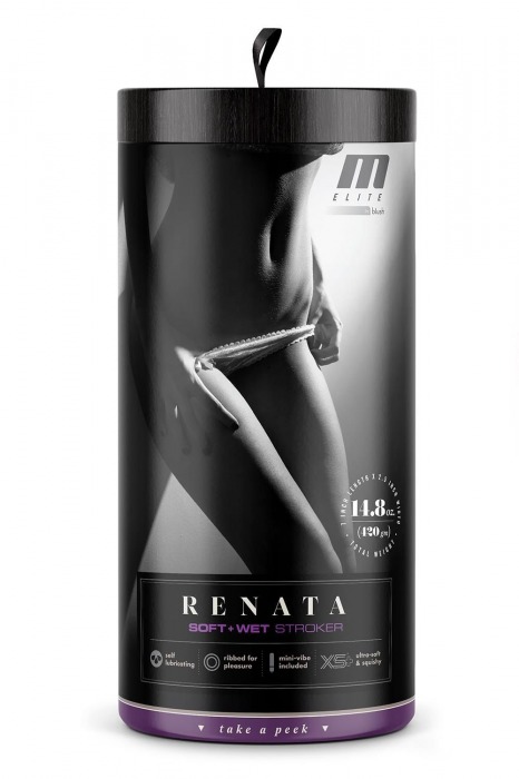 Маструбатор-вагина с вибрацией Soft   Wet Renata Realistic Tan Masturbator - Blush Novelties - в Иваново купить с доставкой
