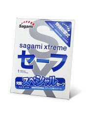 Презерватив Sagami Xtreme Ultrasafe с двойным количеством смазки - 1 шт. - Sagami - купить с доставкой в Иваново
