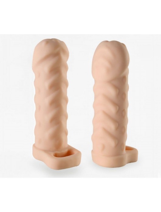 Телесная насадка-удлинитель Kleon - 15 см. - Sitabella - в Иваново купить с доставкой