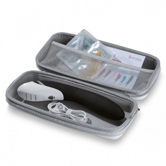 Вибратор с электростимуляцией Sizzling Simon Black Edition - 27 см. - MyStim - купить с доставкой в Иваново