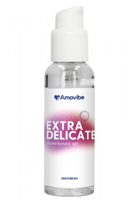 Гель на водной основе Amovibe Extra Delicate - 100 мл. - Amovibe - купить с доставкой в Иваново