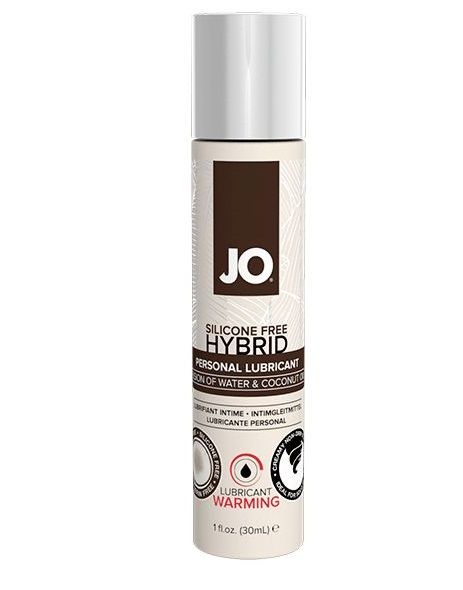 Водно-масляный лубрикант с разогревающим эффектом JO Silicone Free Hybrid Lubricant WARMING  - 30 мл. - System JO - купить с доставкой в Иваново