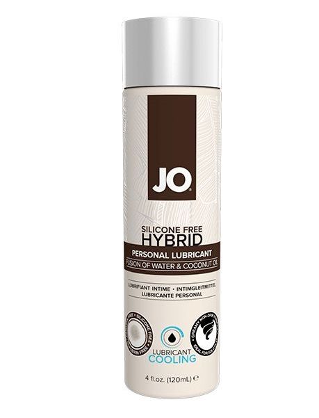 Водно-масляный лубрикант с охлаждающим эффектом JO Silicon free Hybrid Lubricant COOLING - 120 мл. - System JO - купить с доставкой в Иваново