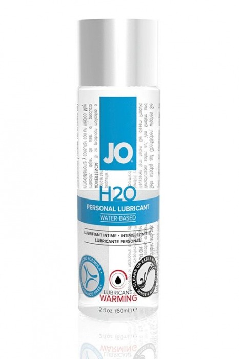 Возбуждающий лубрикант на водной основе JO Personal Lubricant H2O Warming - 60 мл. - System JO - купить с доставкой в Иваново