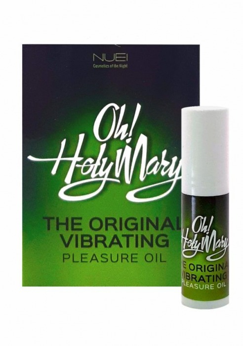 Масло унисекс с эффектом вибрации Oh! Holy Mary - 6 мл. - Nuei cosmetics - купить с доставкой в Иваново