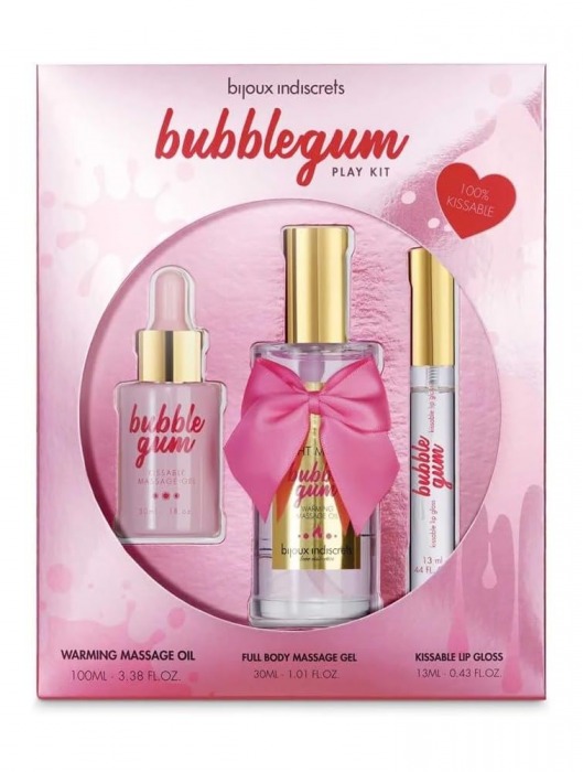 Набор средств для массажа и ласк Bubblegum Play Kit - Bijoux Indiscrets - купить с доставкой в Иваново