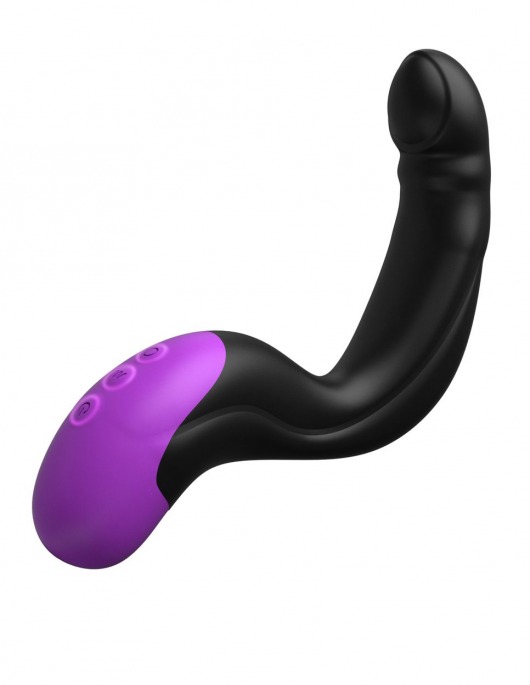 Черно-фиолетовый вибромассажёр простаты Hyper-Pulse P-Spot Massager - Pipedream - в Иваново купить с доставкой