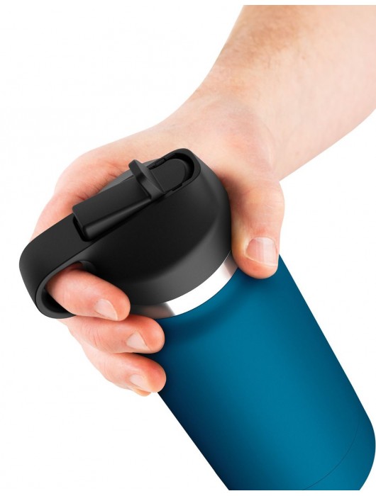 Смуглый мастурбатор-вагина в синей колбе F*ck Flask - Pipedream - в Иваново купить с доставкой