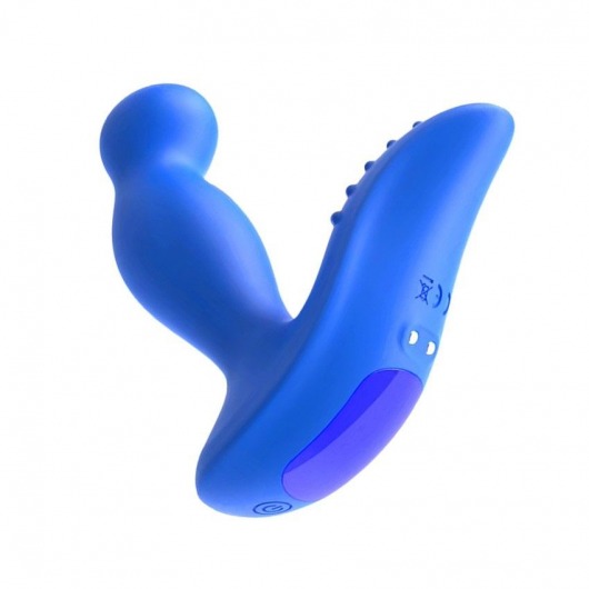 Синий вибромассажер простаты 3,5’’ P-spot Massager - 12,5 см. - Erokay - в Иваново купить с доставкой