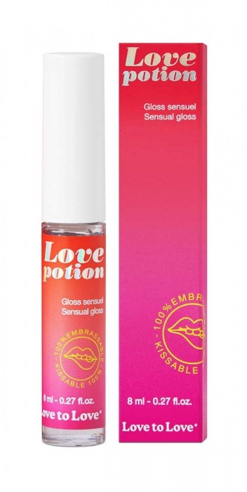 Возбуждающий блеск для губ Love Potion - 8 мл. - Love to Love - купить с доставкой в Иваново