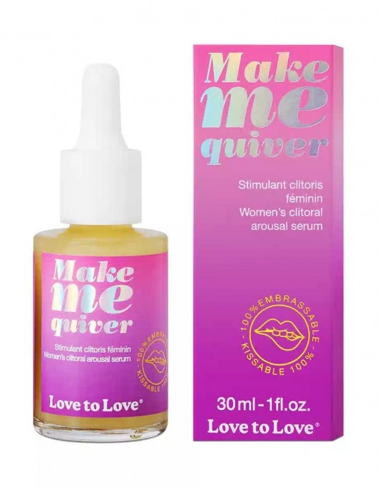 Возбуждающие капли для клитора Make Me Quiver - 30 мл. - Love to Love - купить с доставкой в Иваново