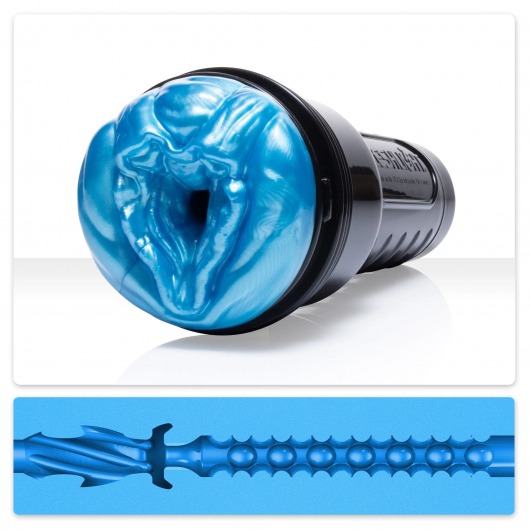 Мастурбатор-вагина Fleshlight Freaks Alien Blue Metallic - Fleshlight - в Иваново купить с доставкой