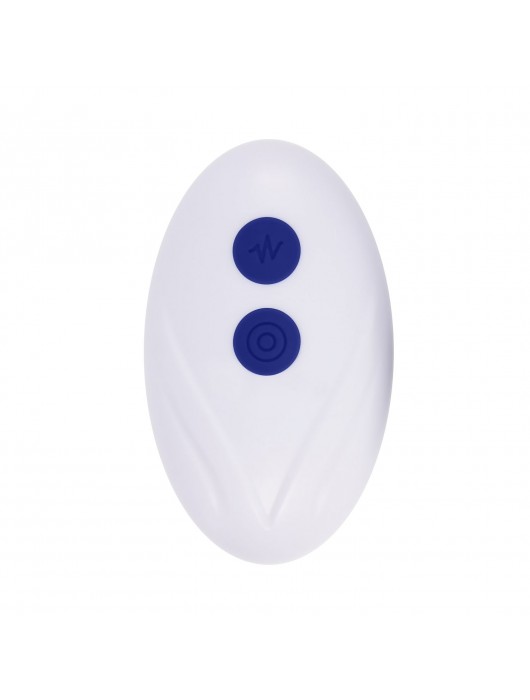 Синее эрекционное виброкольцо с клиторальной подушечкой и пультом ДУ Adjustable Fun Ring - Zero Tolerance - в Иваново купить с доставкой