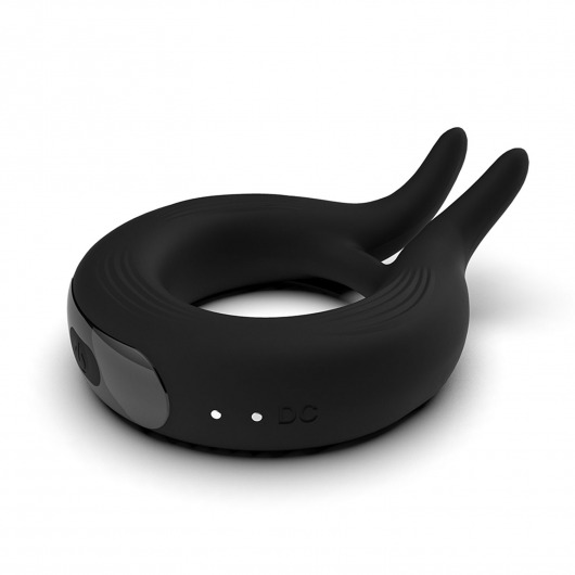 Черное эрекционное кольцо Marry Me Rechargeable Vibrating Cockring - Adrien Lastic - в Иваново купить с доставкой