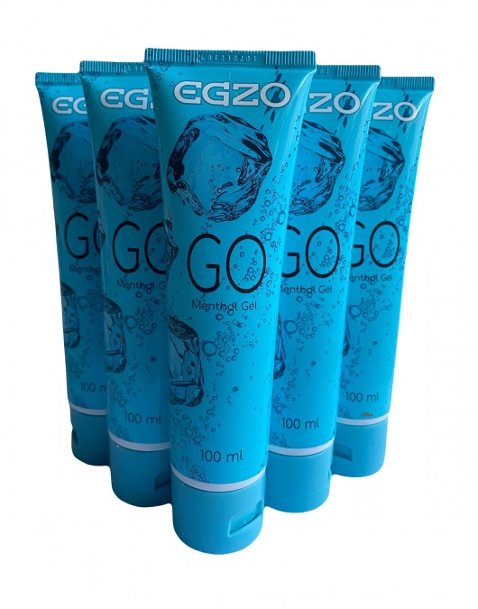 Набор из 5 пролонгирующих лубрикантов на водной основе Egzo Go (по 100 мл.) - EGZO - купить с доставкой в Иваново