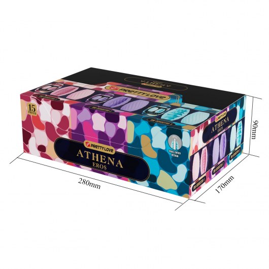 Набор из 15 мастурбаторов Athena - Baile - в Иваново купить с доставкой