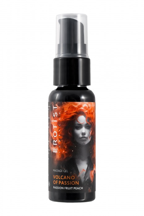 Гель с эффектом вибрации Volcano Of Passion со вкусом персика и маракуйи - 25 мл. - Erotist Lubricants - купить с доставкой в Иваново