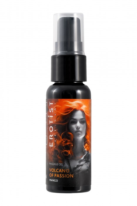 Гель с эффектом вибрации Volcano Of Passion со вкусом манго - 25 мл. - Erotist Lubricants - купить с доставкой в Иваново