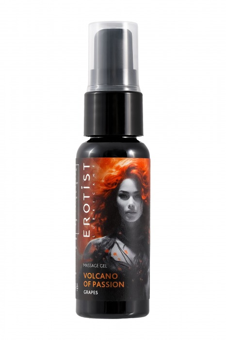 Гель с эффектом вибрации Volcano Of Passion со вкусом винограда - 25 мл. - Erotist Lubricants - купить с доставкой в Иваново