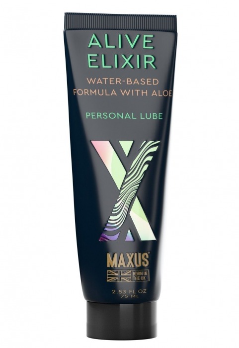 Интимный гель на водной основе MAXUS Alive Elixir - 75 мл. - Maxus - купить с доставкой в Иваново