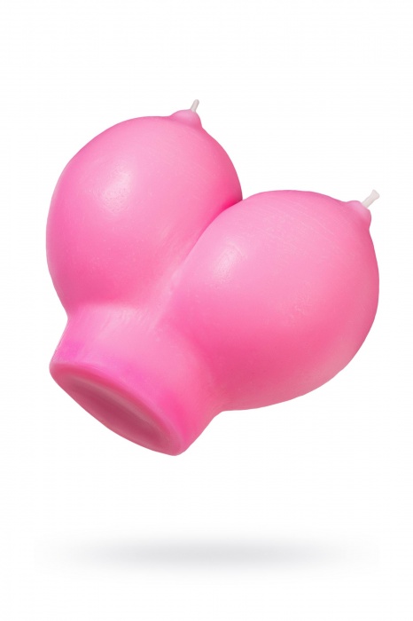 Розовая свеча «Сиськи» - 150 гр. - Pecado - купить с доставкой в Иваново