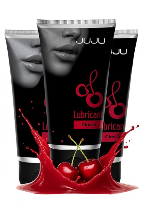 Набор из 3 съедобных лубрикантов JUJU со вкусом вишни - JuJu - купить с доставкой в Иваново Набор из 3 съедобных лубрикантов JUJU со вкусом вишни - JuJu - купить с доставкой в Иваново