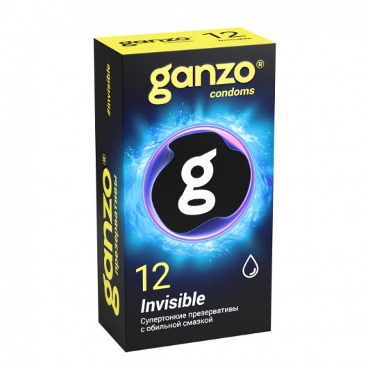 Супертонкие презервативы Ganzo Invisible - 12 шт. - Ganzo - купить с доставкой в Иваново