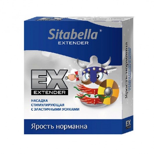 Стимулирующая насадка Sitabella Extender  Ярость норманна - Sitabella - купить с доставкой в Иваново