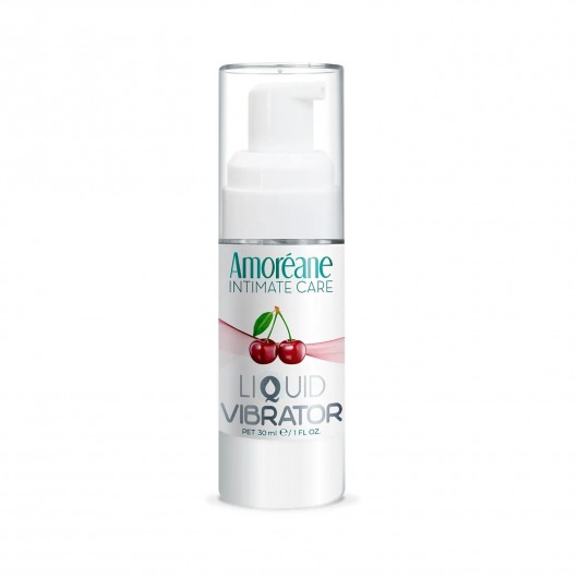 Жидкий вибратор со вкусом вишни Amoreane Cherry - 30 мл. - Amoreane - купить с доставкой в Иваново