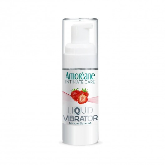Жидкий вибратор со вкусом клубники Amoreane Strawberry - 30 мл. - Amoreane - купить с доставкой в Иваново
