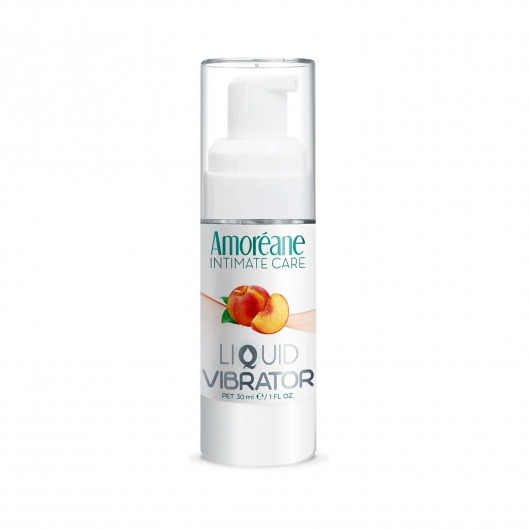 Жидкий вибратор со вкусом персика Amoreane Peach - 30 мл. - Amoreane - купить с доставкой в Иваново