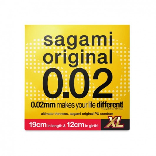 Презерватив увеличенного размера Sagami Original 0.02 XL-size - 1 шт. - Sagami - купить с доставкой в Иваново Презерватив увеличенного размера Sagami Original 0.02 XL-size - 1 шт. - Sagami - купить с доставкой в Иваново