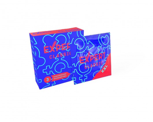 Презервативы увеличенного размера Expert Classic XXL - 3 шт. - Expert - купить с доставкой в Иваново