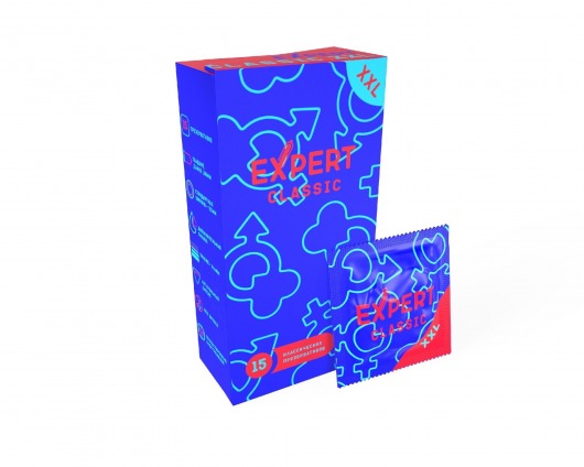 Презервативы увеличенного размера Expert Classic XXL - 15 шт. - Expert - купить с доставкой в Иваново