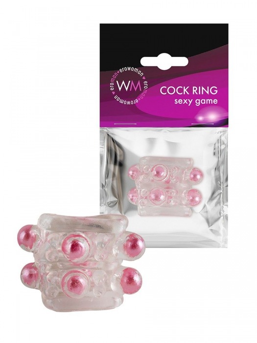 Прозрачная насадка на пенис с цветными шариками - Erowoman-Eroman - в Иваново купить с доставкой