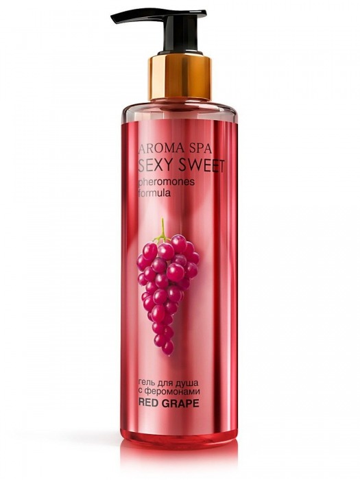 Гель для душа с феромонами и ароматом винограда Red Grape - 200 мл. -  - Магазин феромонов в Иваново